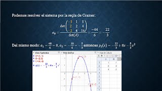 INTERPOLACIÓN POLINOMIAL MATRICES [upl. by Krutz333]