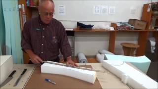 Upholstery Basics How To Cut FoamWith a Bread Knife [upl. by Yrhcaz283]