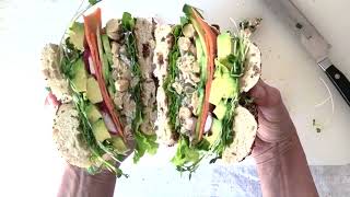 Herby Chickpea Salad Sandwich [upl. by Grof]