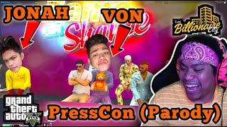 PressCon PARODY JONAH VS VON BB Vs BG IN GTA 5 BILLIONAIRE CITY RP [upl. by Lazor]