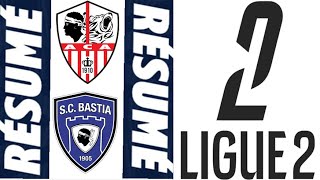 MATCH REPORTÉ AC Ajaccio vs SC Bastia Résumé  Ligue 2  202425 [upl. by Okorih]