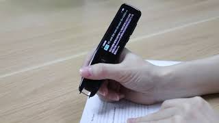 Portable Scan Translation Pen Exam Reader Voice Language Translator Device with Touchscreen [upl. by Sartin]