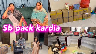 Sb pack kardia  ghar ki detail  sitara yaseen new vlog [upl. by Lakym558]