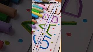 Lettering Gabe🥰 art viral youtubeshorts satisfying easydrawing lettering shorts [upl. by Schalles]