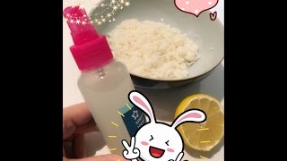 🍚DIY Acqua di riso tonico fai da te schiarente e opacizzante🌾 [upl. by Luap]