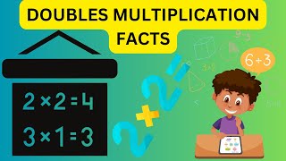 World of Doubles Multiplication Facts 🌟 Kids Activity  Learning with fun [upl. by Ehrsam]