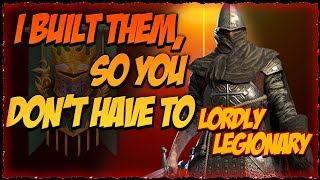 LORDLY LEGIONARY  I Built Them So You Dont Have To  RAID Shadow Legends [upl. by Deny335]