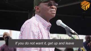 Governor Fashola Threatens Residents of IbekuLekki Over Location Of Refinery [upl. by Auhsaj529]