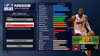 NEW SCHOOL Best Dwyane Wade Build In NBA2K24 The TEMPLATE Is Trash [upl. by Atsahc]