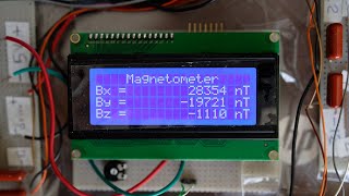 The ADC and Display of my Fluxgate Magnetometer [upl. by Iddo60]