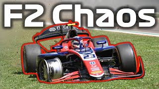 F2 Chaos  Huge Sprint Crash  Flying Tyres  Bearman Stalls Twice  F2 Imola Reactions [upl. by Intirb]