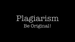 Plagiarism [upl. by Ajnotal808]