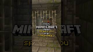 Spawn in a STRONGHOLD INSANE Minecraft Seed [upl. by Photina236]