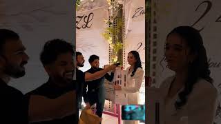 LARAIB KHALID AMD ZARNAB WEDDING ANIVERSIRY CELEBRATION song bollywood music [upl. by Tomasina177]