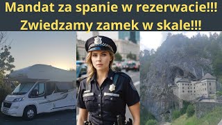 Mandat w Słowenii w Parku Narodowym nad Jeziorem Bohinj Zwiedzamy zamek w skale  Predjamski Grad [upl. by Hawken]