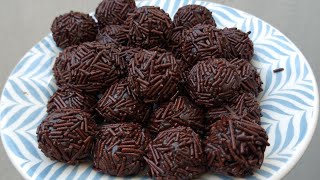 COMO FAZER BRIGADEIRO SEM LEITE CONDENSADO ECONOMICO E RAPIDO  BRIGADEIRO DE COLHER E DE FESTA [upl. by Eiclehc]