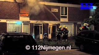 112Nijmegen  Baby overleden na woningbrand 25 mei 2012 [upl. by Zere]