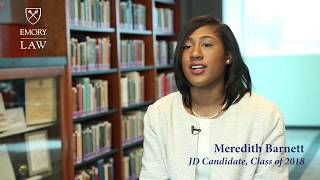 Meet Our Emory Law JD Students Meredith Barnett 18L [upl. by Piderit]