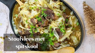 Stoofvlees met spitskool op Vlaamse wijze [upl. by Estis]