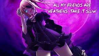 Nightcore  Heathens Rock Version  Lyrics [upl. by Chrysa781]