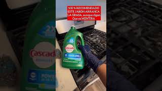 100 RECOMENDADO esta jabón arranca la grasa de la cocina limpiandotodalacasa cocina hogar [upl. by Shippee]