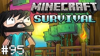 Minecraft  Survival  Part 95  Desert Wither  Stronghold Update [upl. by Ellersick]