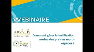 Comment gérer la fertilisation azotée des prairies multiespèces [upl. by Aikehs292]