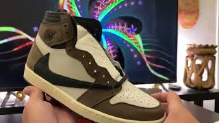 Travis Scott Jordan 1 High Retro OG Mocha [upl. by Navanod179]