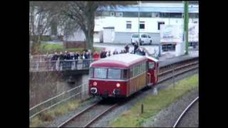 Köf 2 mit Beiwagen auf der Eifelquerbahn [upl. by Mcnully]