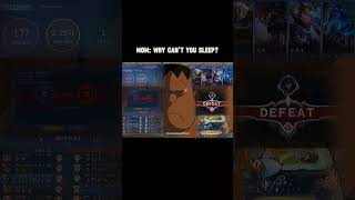 Sleepless night 🌃 🥹 mlbb mlbbindonesia funnymemes shortsfeed shorts viralshorts aldous [upl. by Marji]