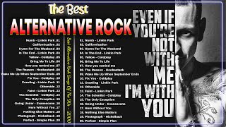 Alternative Rock Greatest Hits🔥Linkin Park Coldplay Evanescence Nickelback Green Day [upl. by Ecyt]