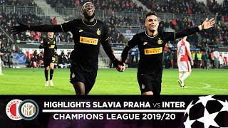 SLAVIA PRAHA 13 INTER  HIGHLIGHTS  Matchday 05  UEFA Champions League 201920 [upl. by Neeluj]