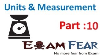 Physics Unit and Measurement Part 10 dimensions of physical Quantities Class X1 CBSE [upl. by Otrebla]
