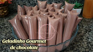 4 LITROS DE GELADINHO GOURMET DE CHOCOLATE SUPER CREMOSO [upl. by Ablasor]