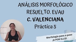 Morfología resuelta EvAU 2020 C Valenciana Práctica 5 [upl. by Letney760]