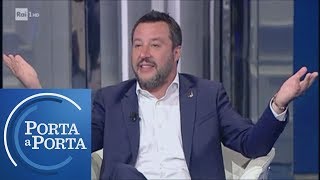 Elezioni Europee 2019 La Lega di Salvini stravince  Porta a porta 27052019 [upl. by Roel]