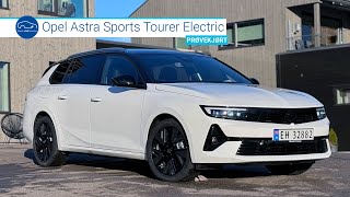 Test av Opel Astra Sports Tourer Electric  hvor ble rekkevidden av [upl. by Suez]