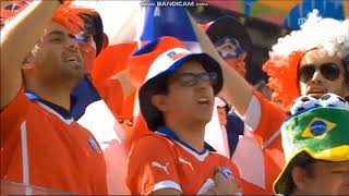 Anthem of Chile vs Netherlands FIFA World Cup 2014 [upl. by Atived]