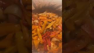 Chicken Fajitas Recipe 🥰😁😘 shorts [upl. by Enimasaj747]