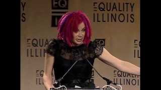 Equality Illinois 2014 Gala  Lana Wachowski Accepts Freedom Award [upl. by Canon205]