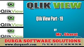 QlikView Part  19 by Sharat [upl. by Eidroj272]