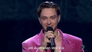 Ripley Alexander  UPTOWN GIRL with Lyrics  Australian Idol 2024 [upl. by Eiramadnil]