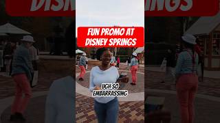 Disney Springs antics 🎄 disneysprings thingstodoinorlando [upl. by Spindell]