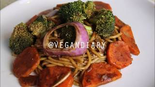 COMO HACER PASTA CHINA DE VEGETALES EN 1 MINUTO vegano [upl. by Soble963]