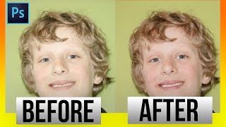 Photoshop 60sec  How to make a before after picture [upl. by Ethban]