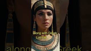 Cleopatra the Multilingual Queen cleopatra pharaohs pharaoh queenofegypt ancientegypt history [upl. by Gerg598]