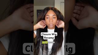 Closure Wig Revamp  wigs wig wiginstall wiginstallation wigrevamp wigtutorial wigtutorials [upl. by Dannel]