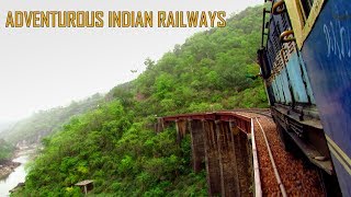 KANGRA VALLEY RAILWAY  DANGEROUS BRIDGES AND TUNNELS  AMAZING INDIAN RAILWAYS [upl. by Pool]