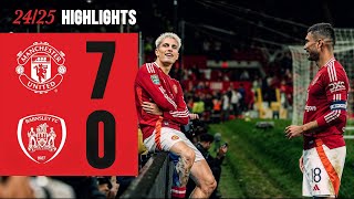 Manchester United vs Barnsley 70  All Goals amp Highlights  2024 [upl. by Enehs690]