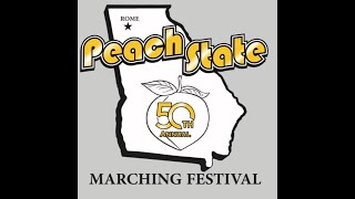 North Oconee Marching Band Peach State 2023 [upl. by Laubin]